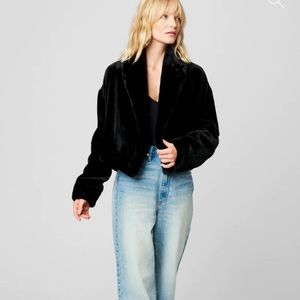 Blank nyc Faux fur jacket